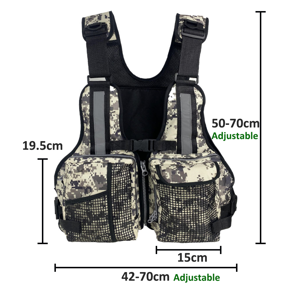 Fishing Equipment Usa - Gilet de pêche d'extérieur avec plusieurs