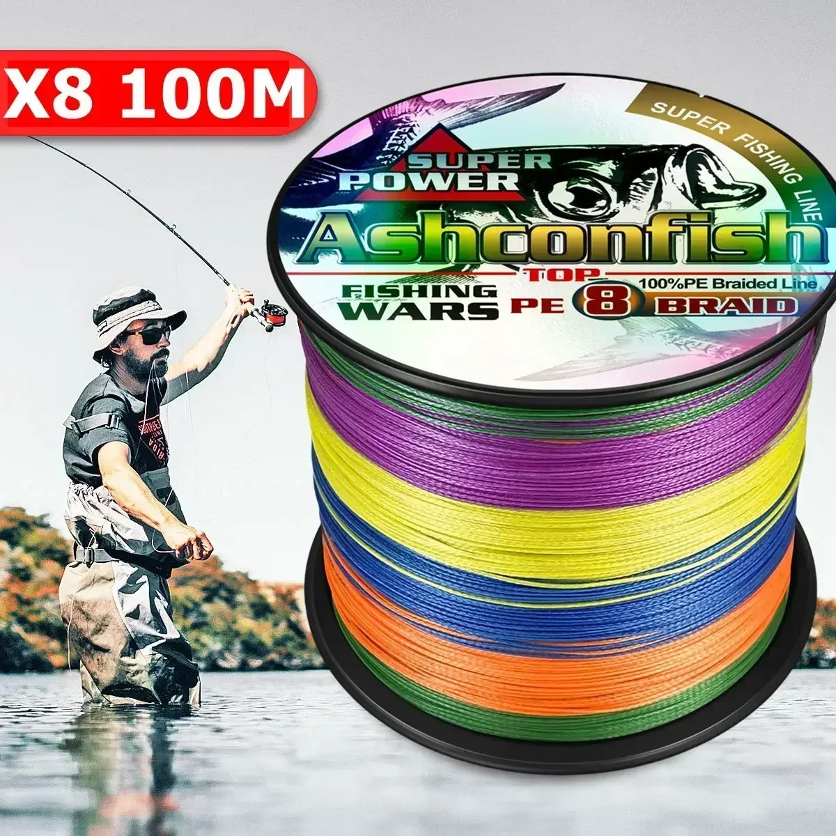 Fishing Equipment Bundle - Ashconfish X8 mise à niveau tresse