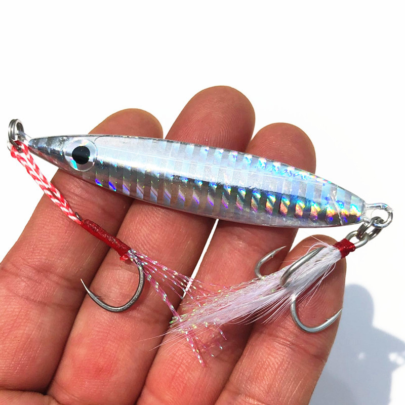 Jig Head Lure - Maquereau poisson appât lent secousse Jigbait