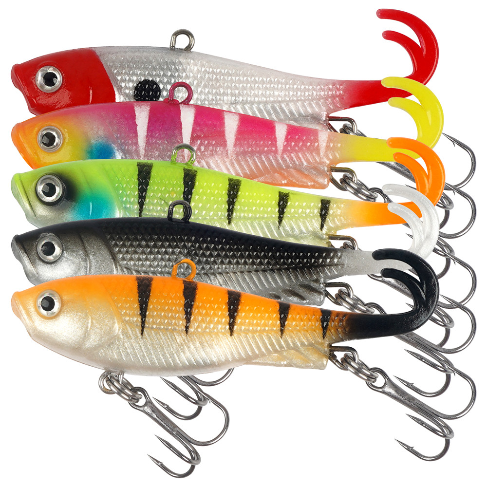 Jig Head Lure - 5 pièces pré-monté tête de gabarit
