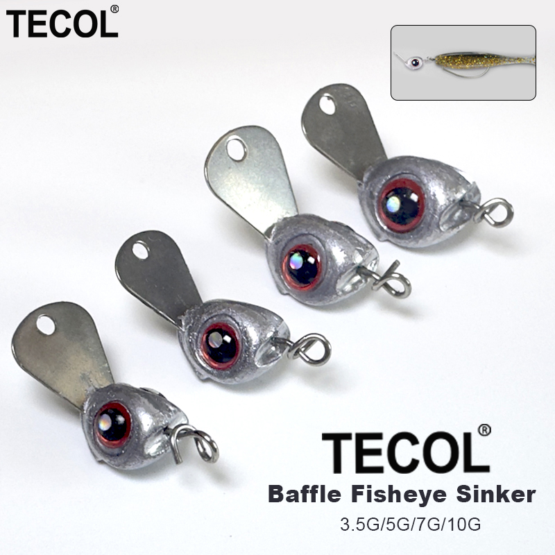 Jig Head Lure - TECOL 5 ou 10 pièces 3.5g