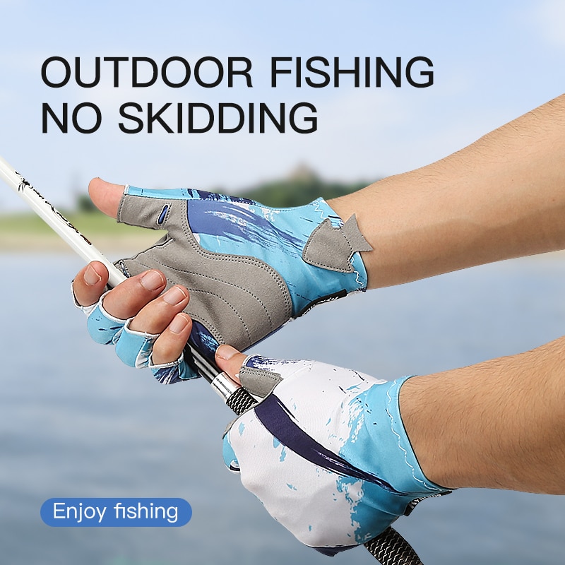 Gants de pêche demi-doigt pour - Fishing Equipment In China avis et prix