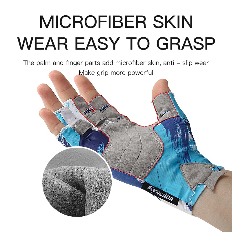 Gants de pêche demi-doigt pour - Fishing Equipment In China avis et prix