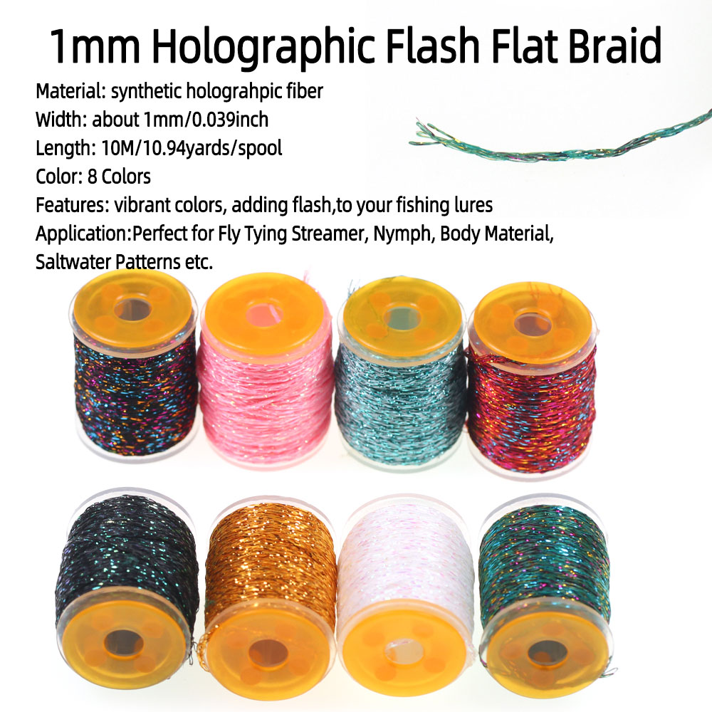 10 m/bobine 1mm Flash holograp - Fishing Equipment Bundle avis et prix