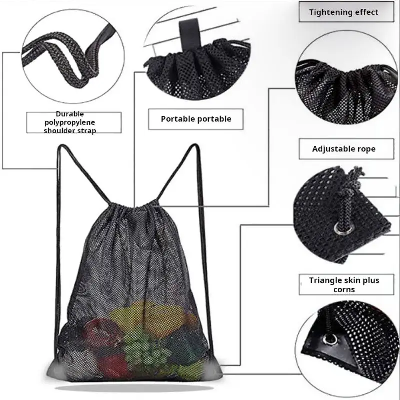 Sac à dos en maille avec corde - Fishing Equipment Bag avis et prix