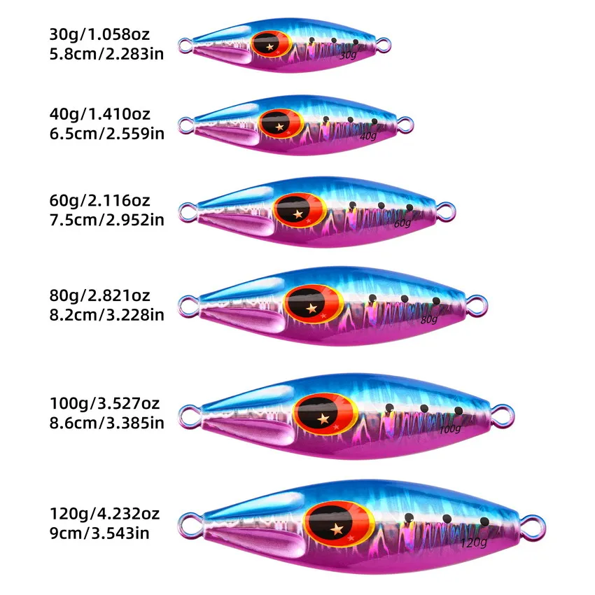 30g 40g 60g 80g 100g 120g gaba - Jig Head Lure avis et prix