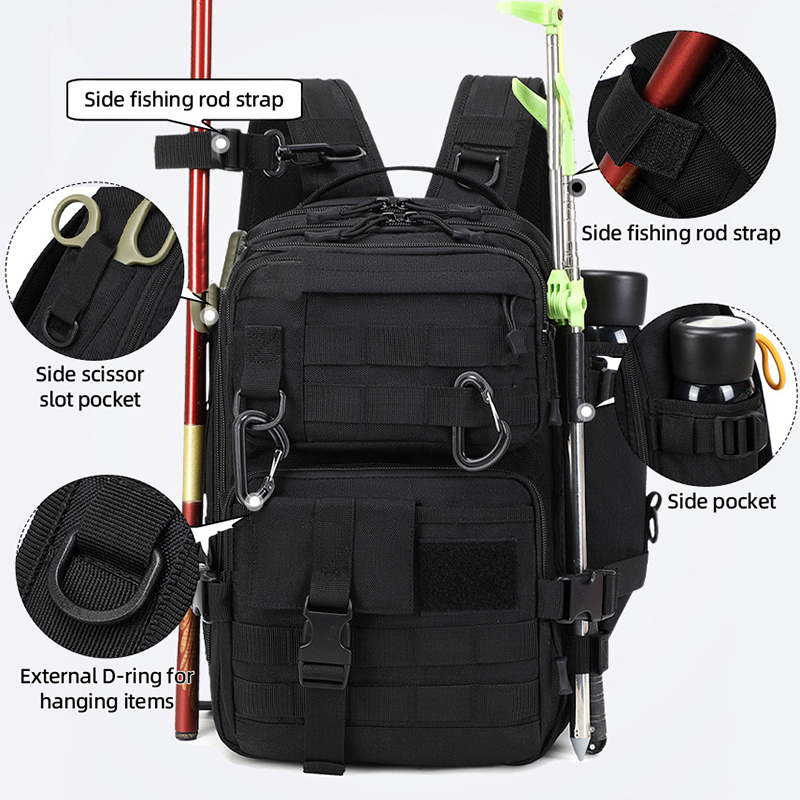 Sac à dos tactique de camping, - Fishing Equipment Bag avis et prix