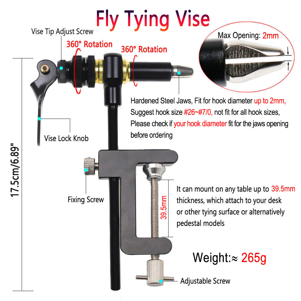Bimoo 360 °   Pince de serrage - Fishing Equipment Fly avis et prix